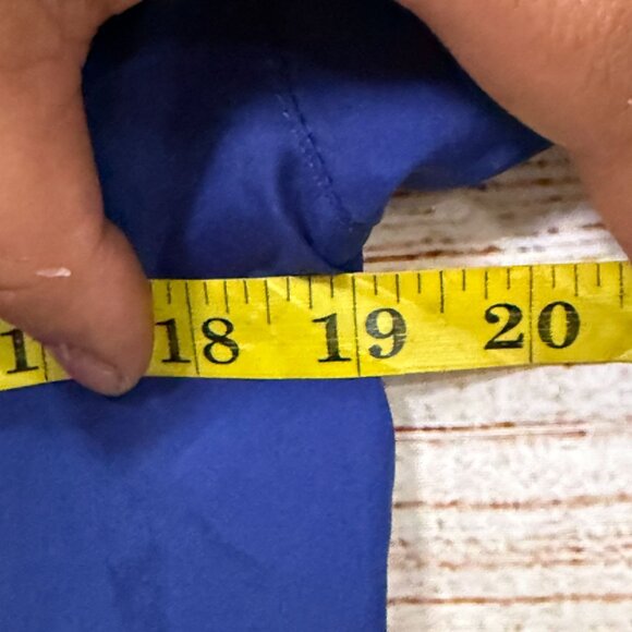 Vintage Reebok Womens Windbreaker Jacket Blue Full Zip Lightweight Retro Small - Picture 8 of 9